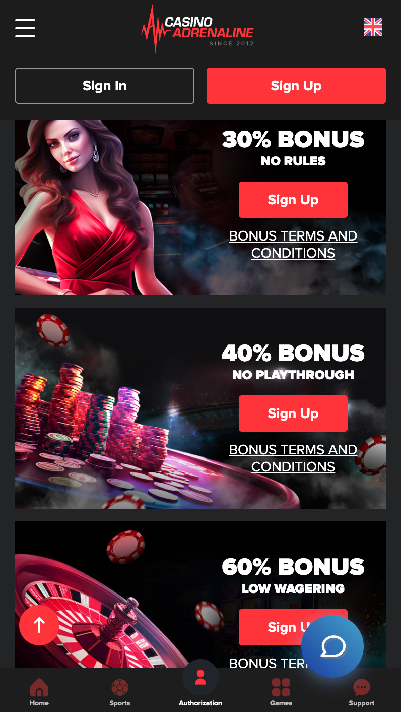 casino adrenaline Gameplay